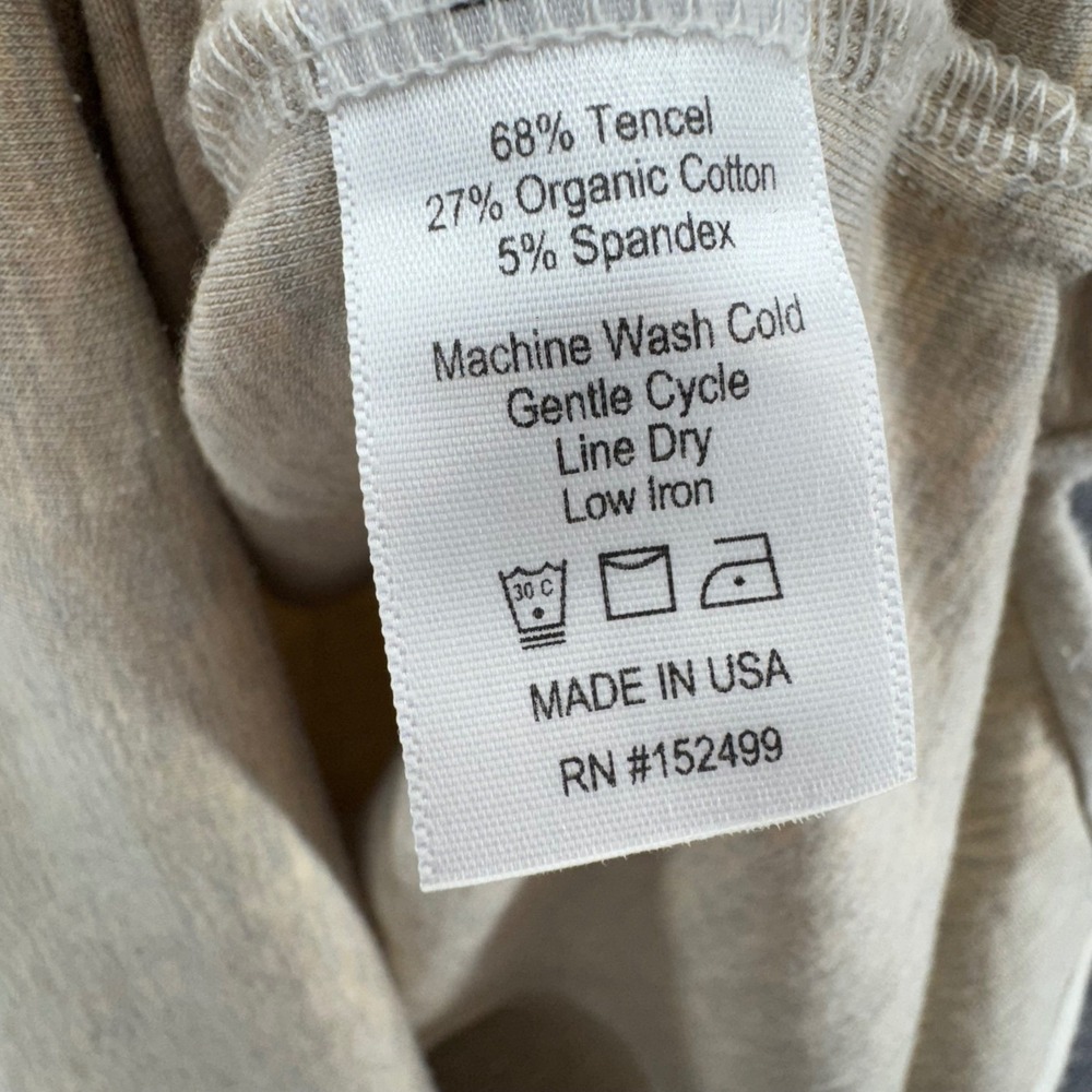 Amour Vert Womens Heathered Oat Midi Sweater Dress Size‎ XS Organic Sustainable - Picture 5 of 12